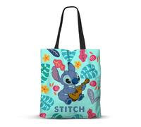 Disney Sac de courses Lilo et Stitch Guitar Vert 33 x 40 cm