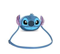 Disney Lilo et Stitch Heart-Mini Sac à Bandoulière Plush, Bleu