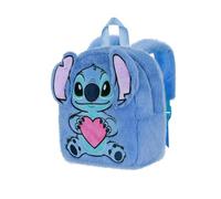 Disney Sac à dos Lilo et Stitch Heart en peluche Bleu
