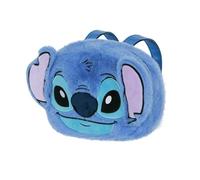 Disney Sac à dos Lilo et Stitch Heart – Visage en peluche – Bleu