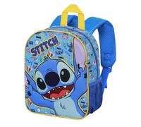 Disney Lilo et Stitch Hello-Sac à Dos 3D Elite, Bleu, 26 x 31 cm, Capacité 8 L