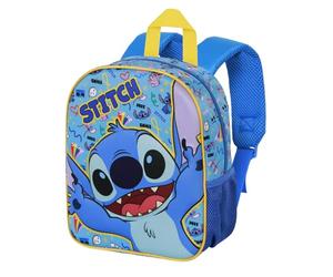 Disney Lilo et Stitch Hello-Sac à Dos 3D Elite, Bleu, 26 x 31 cm, Capacité 8 L