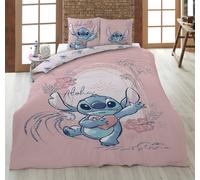 Disney Lilo Et Stitch Housse De Couette Réversible 2 Pièces 135 X 200 Cm
