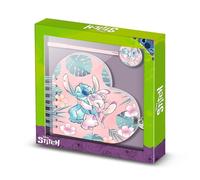 Disney Lilo et Stitch Hug-Journal Coeur + Stylo, Rose