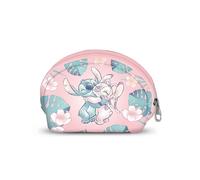 Disney Lilo et Stitch Hug-Porte-Monnaie Ovale Casual, Rose, 12 x 9 cm