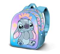 Disney Lilo et Stitch Mischievous-Sac à dos Basic, Bleu 30 x 38 cm, Capacité 13 L