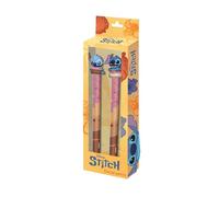 Disney Lilo et Stitch Mix-Pack de 2 Crayons Éternels, Jaune, 9,5 x 23 cm
