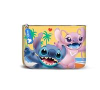 Disney Lilo et Stitch Ocean-Petit Porte-Monnaie Carré, Bleu, 13 x 10 cm