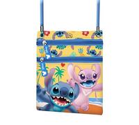 Disney Lilo et Stitch Ocean-Sac à bandoulière Action Vertical, Bleu, 15 x 17 cm