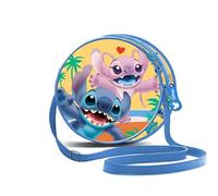 Disney Lilo et Stitch Ocean-Sac à bandoulière Rond, Bleu, 18,5 x 18,5 cm