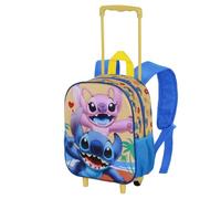 Karactermania Sac à dos à roulettes Disney Lilo & Stitch Ocean 3D Bleu Enfants