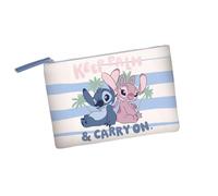 Disney Lilo et Stitch Palm-Trousse de Toilette de Plage Soleil, Bleu 30 x 22 cm