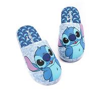Disney Lilo et Stitch Panthippers Femmes Femmes Slip sur Blue Maison Mocassins 38-39 EU