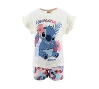 Disney Lilo et Stitch, Pyjama Court, Fille (Blanc,3 Ans)