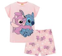 Disney Lilo et Stitch, Pyjama Court, Fille (Rose,12 Ans)