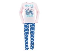 Disney Lilo et Stitch, Pyjama Long, Fille (FR/ES, Âge, 10 Ans, Taille Normale, Rose Clair)