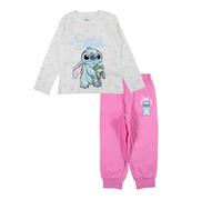 Disney Lilo et Stitch, Pyjama Long, Fille (FR/ES, Âge, 5 Ans, Taille Normale, Rose)