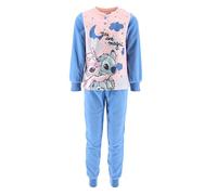 Disney Lilo et Stitch, Pyjama Long, Polaire, Fille (FR/ES, Âge, 3 Ans, Taille Normale, Bleu)