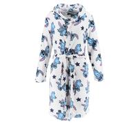 Disney Lilo et Stitch, Robe de Chambre, Femme (FR/ES, Alpha/Lettres, TG, Taille Normale, Taille Normale, Bleu)