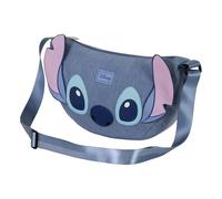 Disney Lilo et Stitch Sight-Sac à Bandoulière Oval Roy, Bleu, 34 x 20 cm