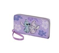 Disney Lilo et Stitch Stitch & Angel-Portefeuille Essentiel, Lilas, 19 x 10 cm