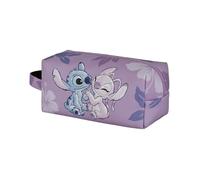 Disney Lilo et Stitch Stitch & Angel-Trousse de Toilette de Voyage Brick Plus, Rose, 27 x 13 cm