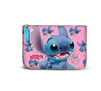 Disney Lilo et Stitch Surprise-Petit Porte-Monnaie Carré, Bleu, 13 x 10 cm