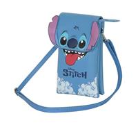 Disney Lilo et Stitch Tongue-Sac pour Téléphone Portable, Bleu, 12 x 20 cm
