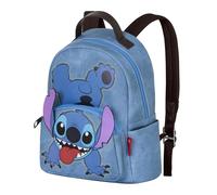Fashionable Urban Sac à dos Lilo et Stitch Disney Bleu 25x29x14 cm