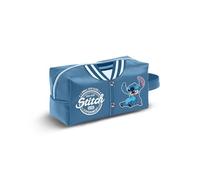 Disney Lilo et Stitch Varsity-Trousse de Toilette de Voyage Brick Plus, Bleu, 27 x 13 cm