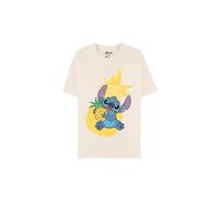 Disney Lilo Pineapple Stitch-Short Sleeved T-Shirt Mixte XL White-417