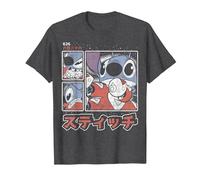 Disney Lilo & Stitch 626 Stitch Day Kanji Panels T-Shirt