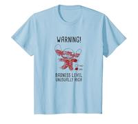 Disney Lilo & Stitch 626 Stitch Day Warning Badness Level T-Shirt, Enfant, Bleu Céleste, 4 ans