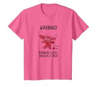 Disney Lilo & Stitch 626 Stitch Day Warning Badness Level T-Shirt, Enfant, Rose Chiné, 6 ans