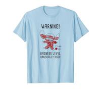 Disney Lilo & Stitch 626 Stitch Day Warning Badness Level T-Shirt, Homme, Bleu Céleste, 3XL