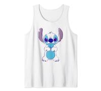 Disney Lilo & Stitch Adorable Line Art Stitch Cute Face Débardeur