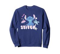 Disney Lilo & Stitch Aloha Cute Stitch Pastel Color Logo Sweatshirt