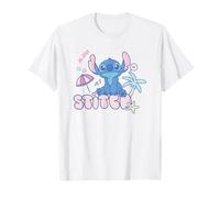 Disney Lilo & Stitch Aloha Cute Stitch Pastel Color Logo T-Shirt