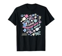 Disney Lilo & Stitch Always Sunshine With Stitch Sea Floral T-Shirt