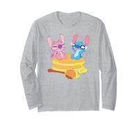 Disney Lilo & Stitch Amazing Cakes Happy Angel & Stitch Logo Manche Longue