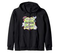 Disney Lilo & Stitch Believe In Your Inner Alien Retro Logo Sweat à Capuche