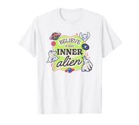 Disney Lilo & Stitch Believe In Your Inner Alien Retro Logo T-Shirt