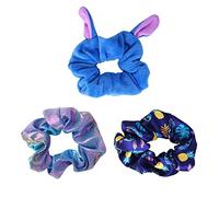 Disney Lilo & Stitch Blue, Pink & Purple 3pc Hair Scrunchie Set VE700267L