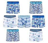 Disney Lilo & Stitch Boxer athlétique exclusif Amazon pour garçon en tailles 2/3T, 4T, 4, 6, 8 et 10, Lot de 7 Athletic Bxrbr - Sitch, 4