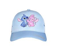 Disney Lilo & Stitch - Casquette de baseball réglable pour fille - Stitch & Angel - Bleu