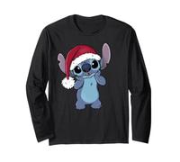 Disney Lilo & Stitch Chapeau de Père Noël Stitch Manche Longue