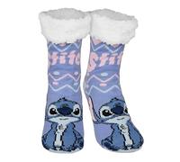 Disney Lilo & Stitch Chaussettes d'intérieur douillettes pour femme Chaussettes d'hiver chaudes et moelleuses pour femme Violet
