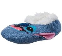 Disney Lilo & Stitch Chaussons en fourrure pour femme, Lumière bleue, Fits Sock Size 9-11 Fits Shoe Size 4-10.5