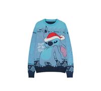 Disney Lilo Stitch Christmas Jumper Sweatshirt Mixte S Kl-bleu