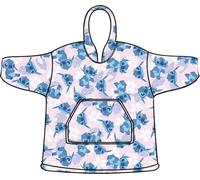 Disney Lilo & Stitch Couverture polaire à capuche Fleur rose clair, 3 - 6 ans